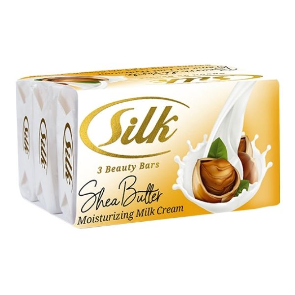 Silk Bath Soap Shea Butter 3 X 100 G