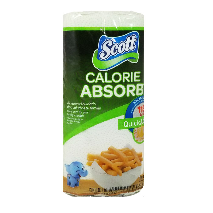 Scott Towel Calorie Absorb 90Shts 1 Ct