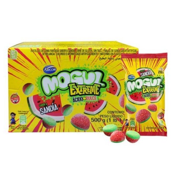 Arcor Gummies Sour Watermelon 10 X 50 G