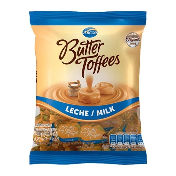 Arcor Milk Butter Toffee 140 G