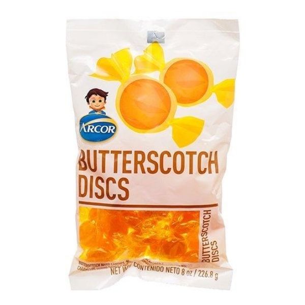 Arcor Hard Candy Butterscotch 226.8 G