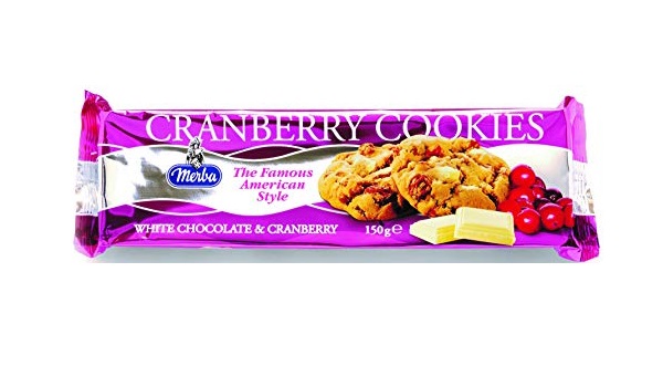 Merba White Chocolate & Cranberry Cookie