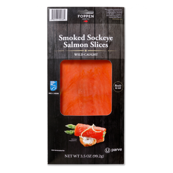Foppen Smoked Salmon Norwegian 99.2 G