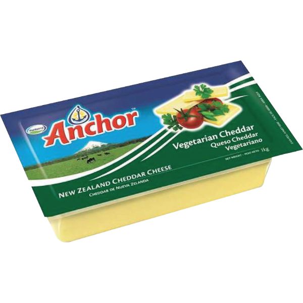 Anchor Cheese Cheddar Vege 1 Kg