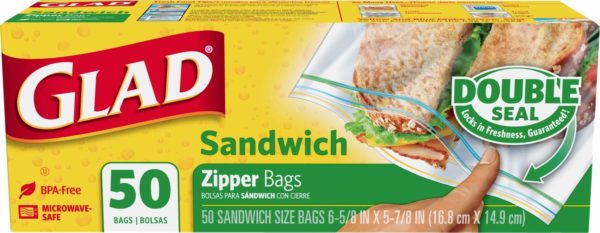 Glad Storage Bags Gallon 20 Ct