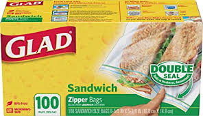 Glad Zipper Sandwich Bags 100 100 Ct