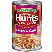 Hunts Pasta Sauce Cheese & Garlic 680 G