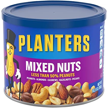 Planters Peanuts Mixed Nuts Less Than 50