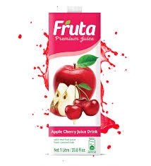 Fruta Apple Cherry Juice Drink 1 L
