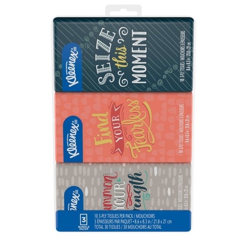 Kleenex Pocket Packs 3 Ct