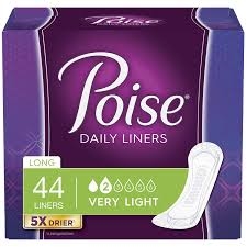 Poise Liners Ultra Long 44 Ct