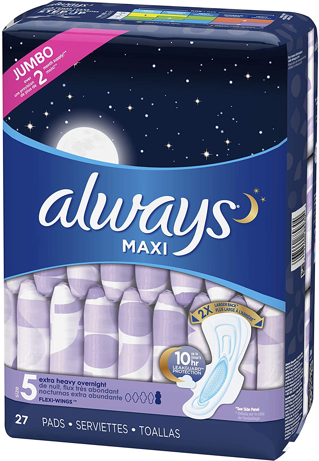 Always Maxi Ex Heavy Overnight 27 Ct