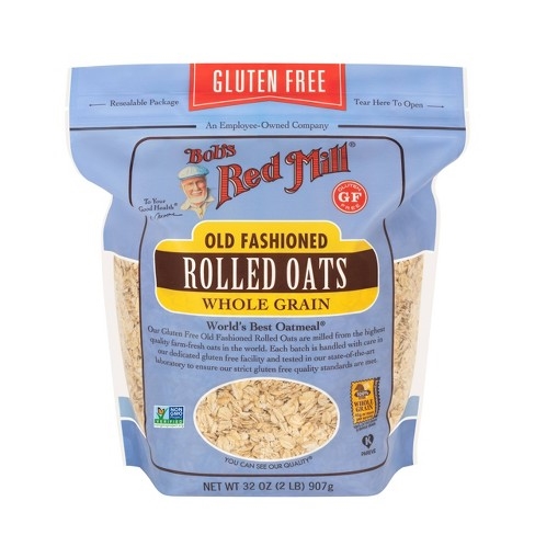 Bobs Red Mill Gf Rolled Oats 907 G
