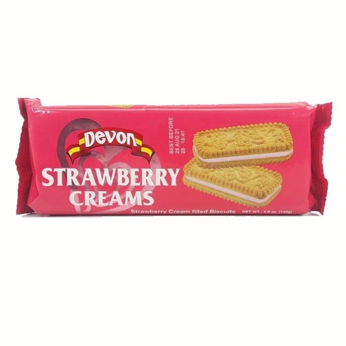 Devon Strawberry Creams 140 G