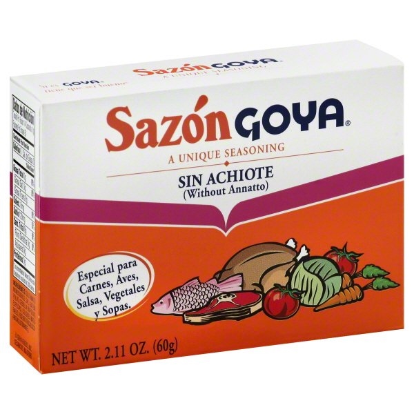 Goya Sazon Without Annatto 60 G