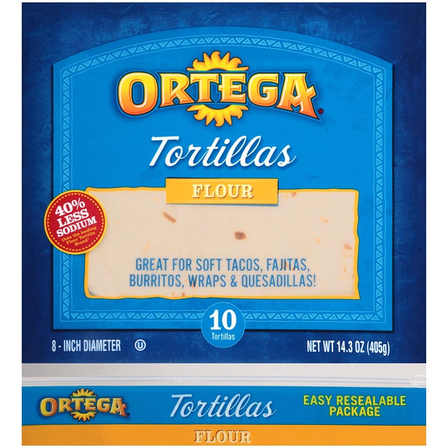 Ortega Tortillas Flour  10 Ct