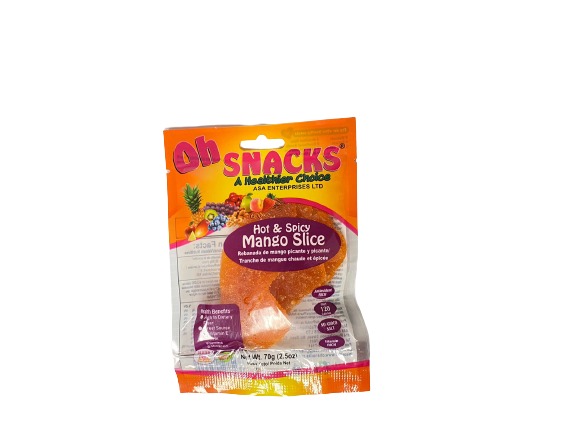 Oh Snacks Hot & Spicy Mango 70 G