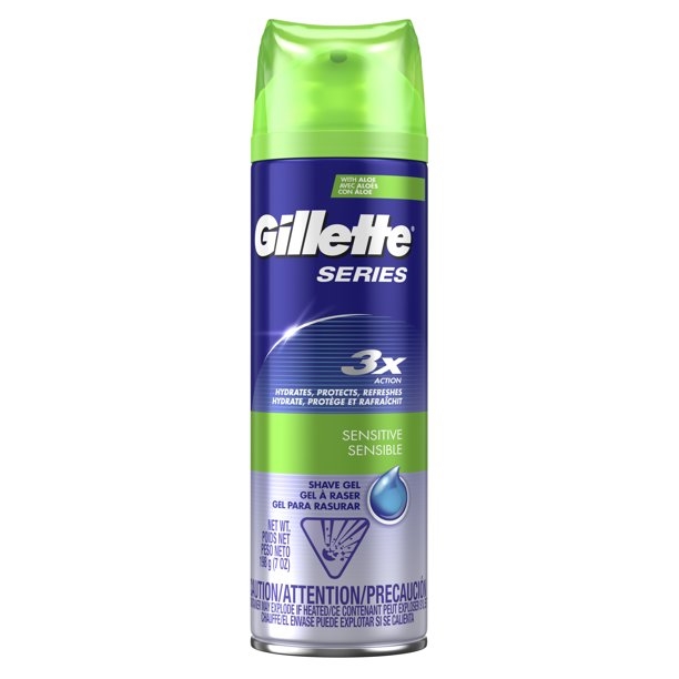 Gillette Series Shave Gel S/Skin 7Oz.