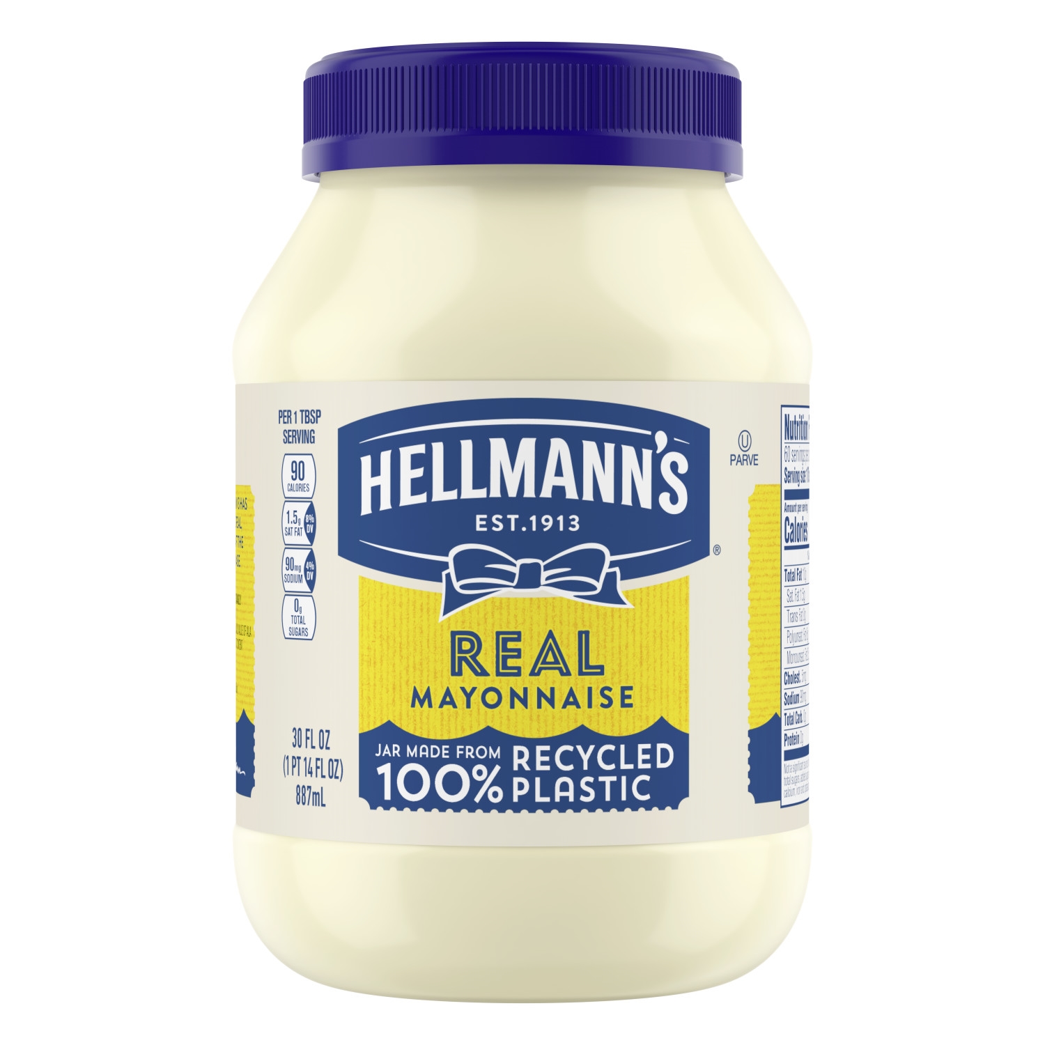 Hellmanns Mayonnaise Real 887 Ml