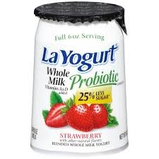 La Yogurt Whole Milk Strawberry 6 Oz
