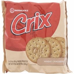 Bermudez Crix Tripack Whole Wheat 9 Oz