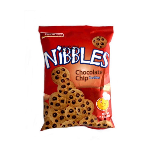 Bermudez Nibbles Choc Chip Cookies 60 G