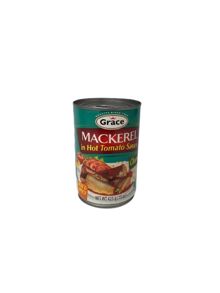 Grace Mackerel Chunky In Hot Tomato Sauc