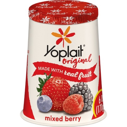 Yoplait Orig Mixed Berry 6 Oz