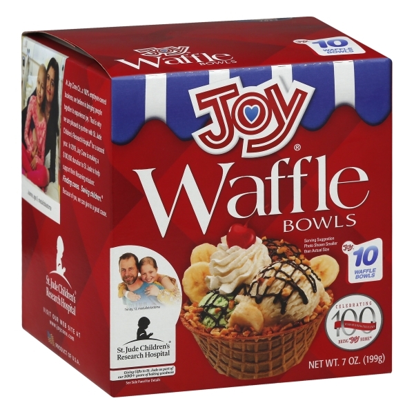 Joy Waffle Bowls 10 Ct