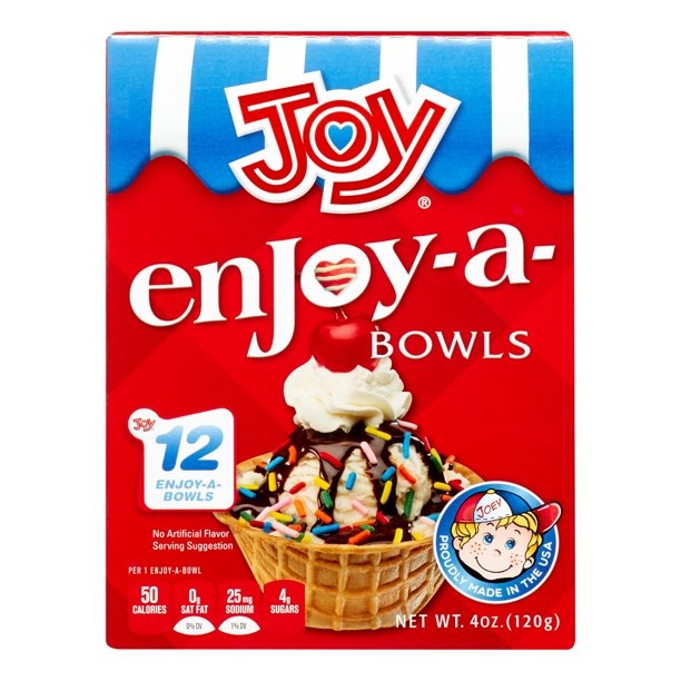 Joy Enjoy Mini Waffle Bowls 120 G
