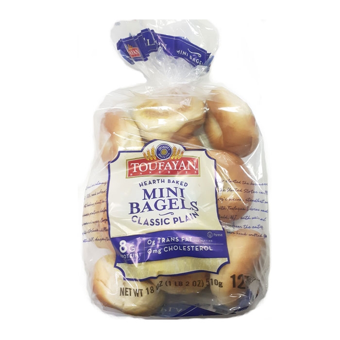 Toufayan Bagel Plain 510 G
