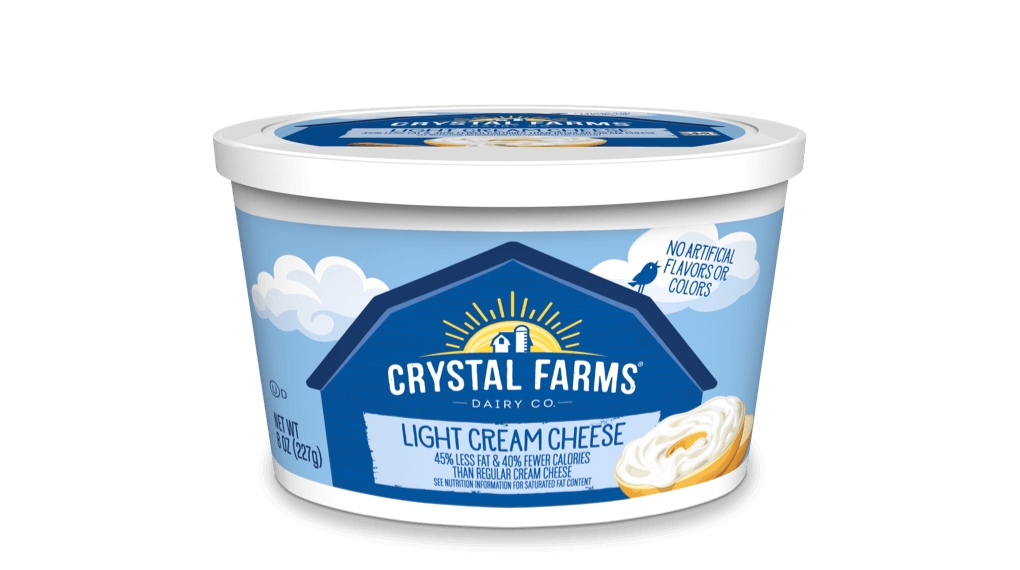 Crystal Farms Light Cream Cheese 227 G