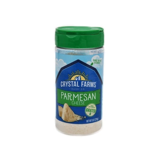Crystal Farms Grated Parmesan 8 Oz