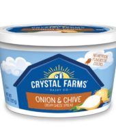 Crystal Farms Cream Cheese & Onion 8 Oz