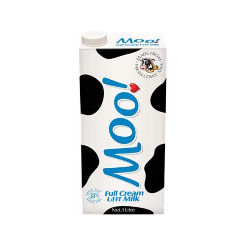 Moo Milk Full Cream Uht  1 L