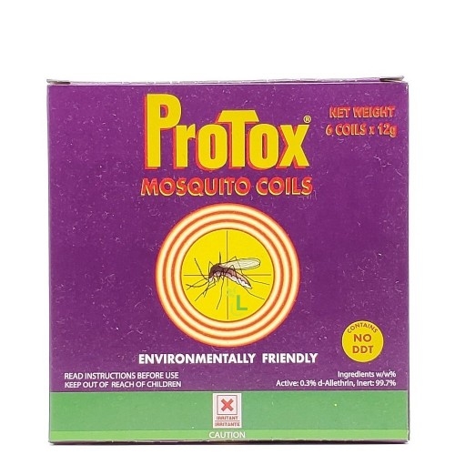 Protox Mosquito Coils 6 Ct
