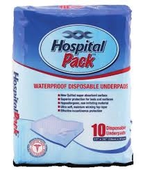Hospital Pack Xl Underpads 10 Ct