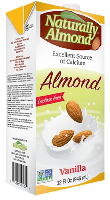 Naturally Almond Milk Vanilla 946 Ml