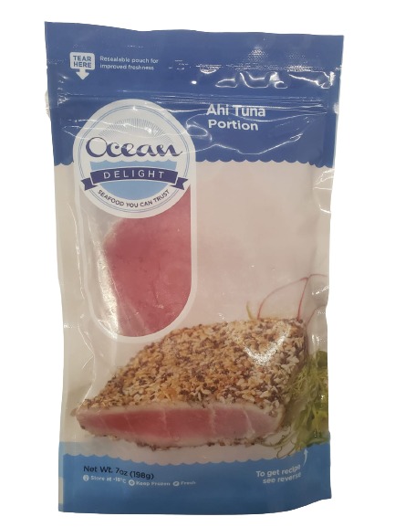 Ocean Delight Ahi Tuna Portions 198 G