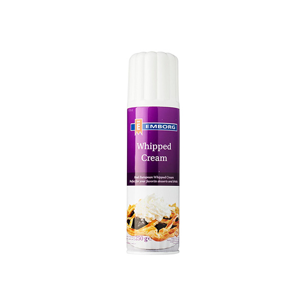 Emborg Whipped Cream Can 250 Ml