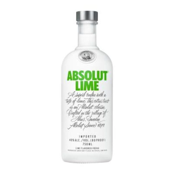 Absolut Vodka Lime 750 Ml