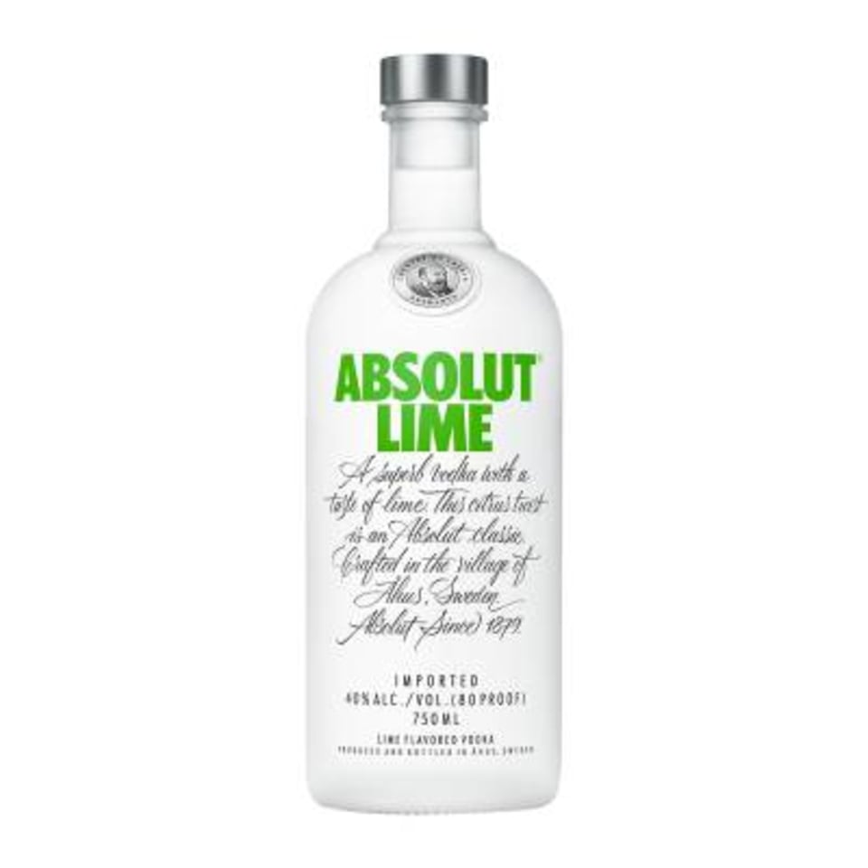 Absolut Vodka Lime 750 Ml