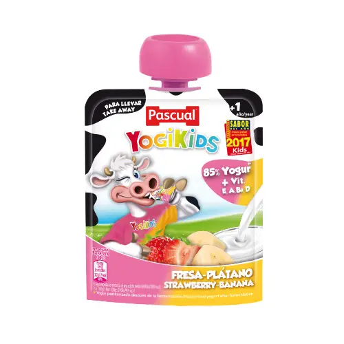 Pascual Yogikids Strawberry Banana 80 G