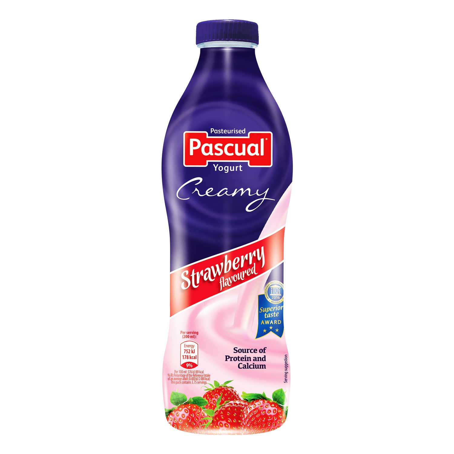 Pascual Drinking Yogurt Strawberry 750 M