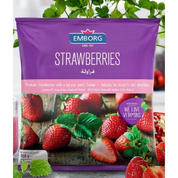 Emborg Fr Strawberries 450 G