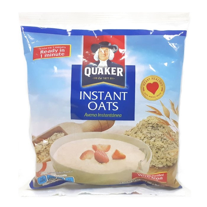 Quaker Instant Quick Oats 185 G