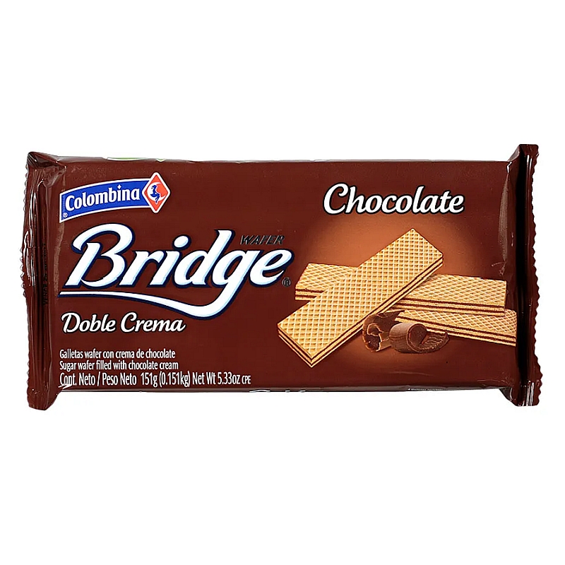 Colombina Bridge Chocolate Wafer 151 G