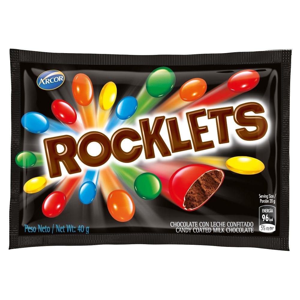 Arcor Rocklets Chocolate 40 G
