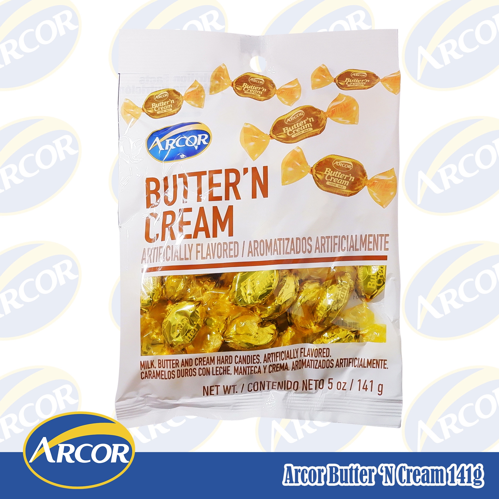 Arcor Hard Candy Butter N Cream 5 Oz