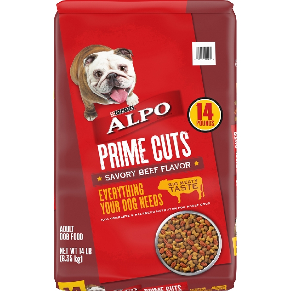 Alpo Prime Cuts Savory Beef 14 Lb